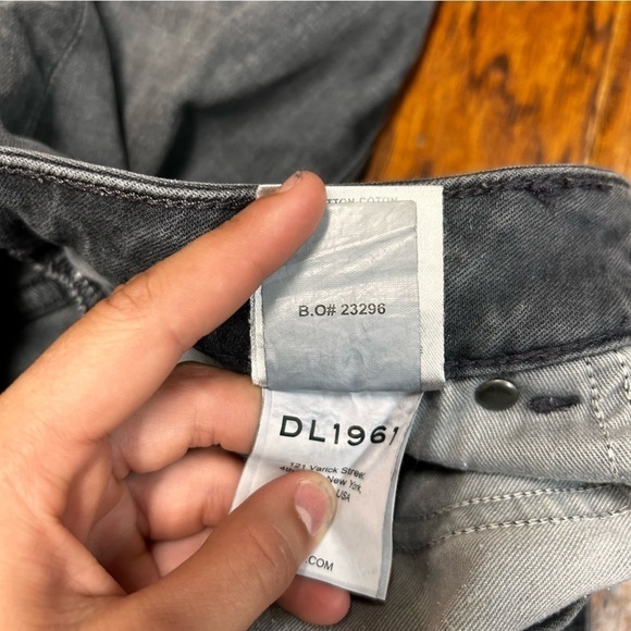 DL1961 men’s nick slim iron grey jeans - Picture 10 of 13